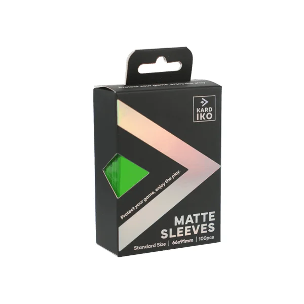 Kardiko Standard Matte Sleeves Emerald 100