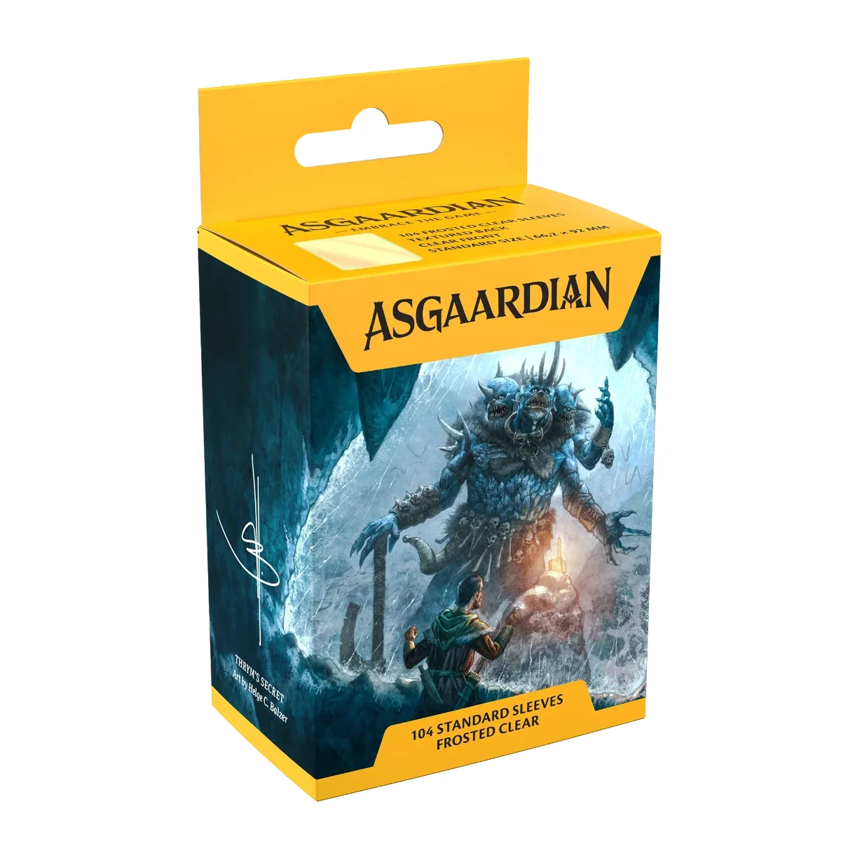 Asgaardian Frosted Clear Standard Sleeve
