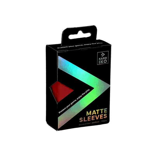 Kardiko Standard Matte Sleeves Red 100